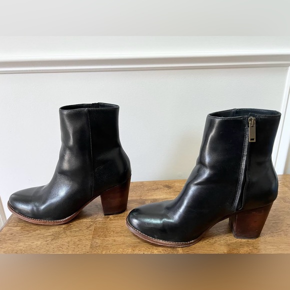 Thursday Boot Co. Women’s Highline Black Leather Boots - 3” Heel - Size 9.5 - Picture 3 of 7